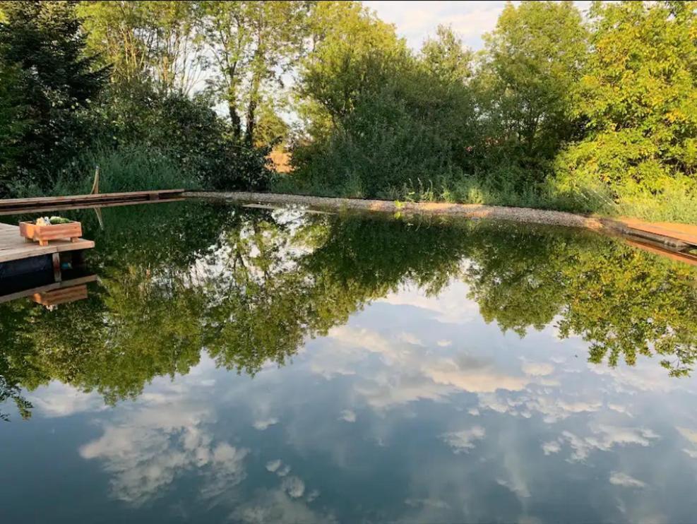 Ecolieu Le Chant Du Temps Bed & Breakfast Saint-Usuge Exterior foto
